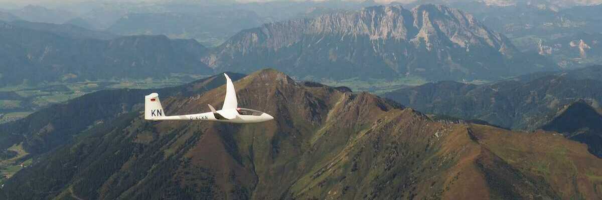 Flugwegposition um 13:59:07: Aufgenommen in der Nähe von St. Nikolai im Sölktal, 8961, Österreich in 2642 Meter